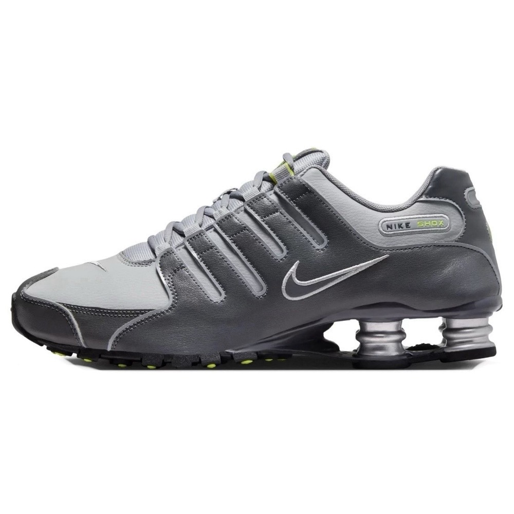 Nike Shox NZ Running Shoes Dark Grey Wolf Grey Volt Mens 11.5 378341 009